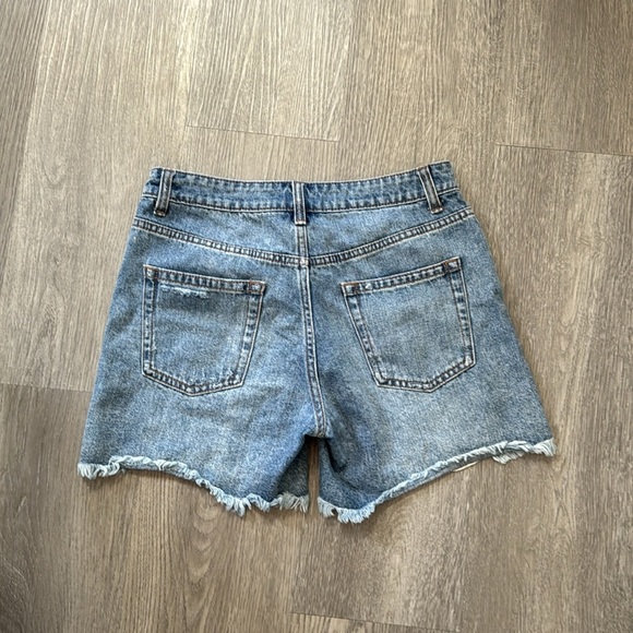Wild Fable High Waist Distressed Denim Jean Shorts Size 0 - Picture 6 of 6
